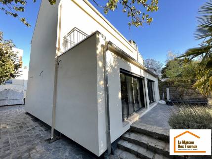 Extension et isolation du mur pignon (Essonne 91)