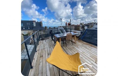 Terrasse en bois installée 