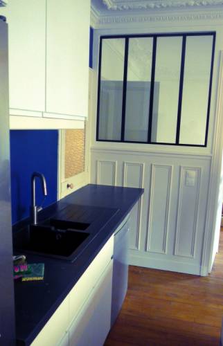 renovation appartement Courbevoie 92400 cuisine ouverte