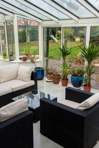 Aménagement d'un jardin d'hiver dans une véranda - Aulnay-sous-Bois 93