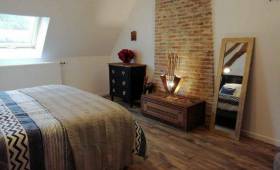 Chambre rénovée parquet chêne