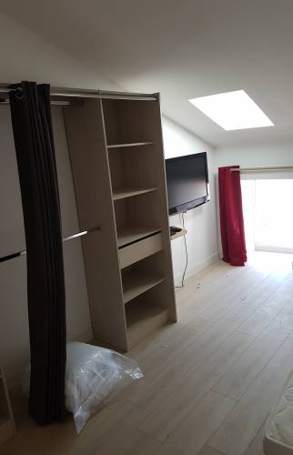 mise en place des dressing pour chambre colocation 