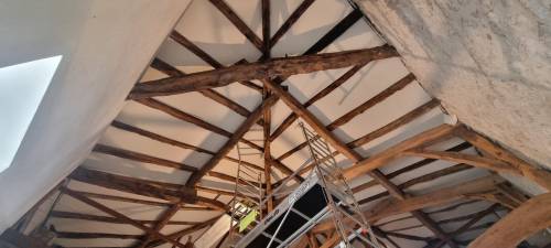 Rampants sous toiture isolés avec revêtement toile tendue - Montauban 82000