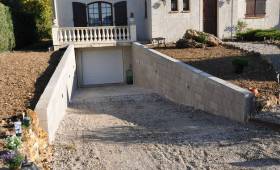Descente de garage après travaux de maçonnerie - Evry-Grégy-sur-Yerres 77166