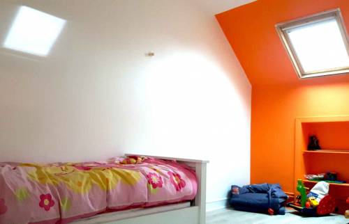 Rénovation et décoration chambre 2 - étage à Saint Lunaire