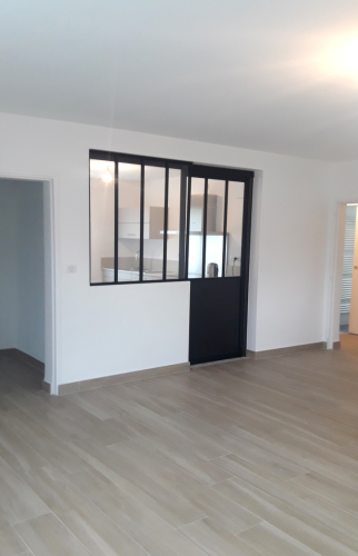 Verrière d'atelier pour séparation de la cuisine et du séjour