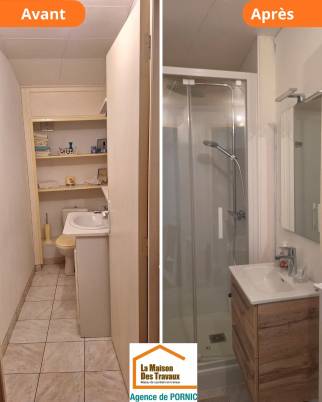 Rénovation de maison secondaire avec nouvelle salle de bain - La Plaine sur mer 44770