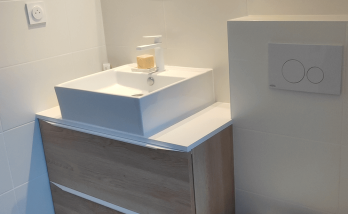 Rénovation contemporaine d’une salle de bain à Bourgoin-Jallieu (38300)