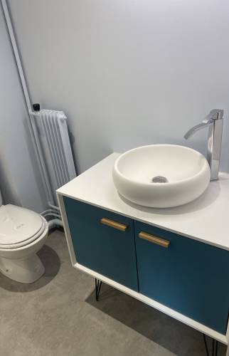 Salle de bain contemporaine La Maison des Travaux Rouen 3