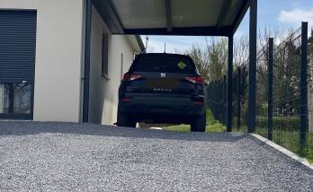 Installation d'un carport en acier - Montauban 82000