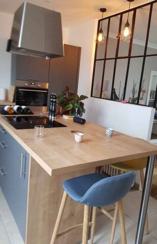 Rénovation d'un cuisine lumineuse