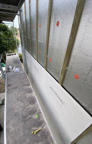 Création d'une extension à Saint-Sébastien-sur-Loire - travaux en cours