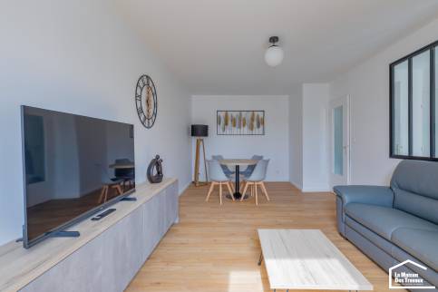 Rénovation complète de cet appartement pour une location meublée, quartier d'affaires Lyon Part Dieu