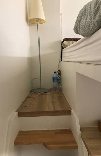 renovation agencement complete studio paris 75017 escalier pas japonais 1