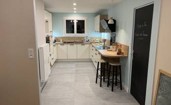 Après travaux : Cuisine rénovée (Rennes 35000)