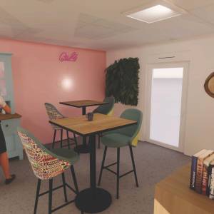 AMENAGEMENT SALLE DE PAUSE LOCAUX PROFESSIONNELS PLURIDISCILPLINAIRE - Pascaline COMTE - La Maison Des Architectes