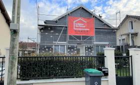 Pose de l'ITE (Brunoy 91800)