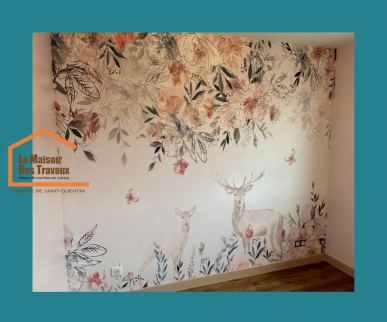 Chambre de petite fille rénover