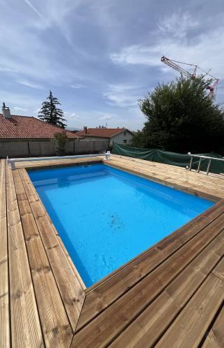 Création d'une piscine à Saint Jus Saint Rambert ( 42170 )