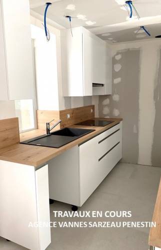 Installation cuisine ouverte à Arzon