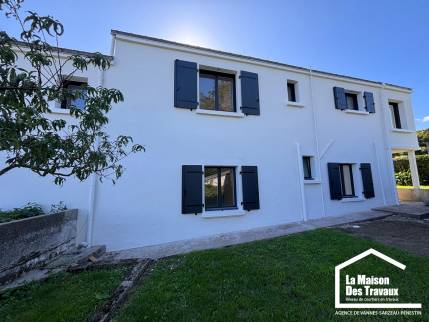 Ravalement façade maison Saint Gildas de Rhuys