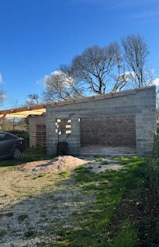 Construction d'un garage