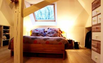 Chambre avec vélux