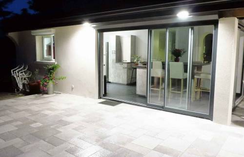 Cuisine vue de l'extérieur