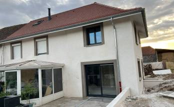 Rénovation d’une façade à Saint-Savin