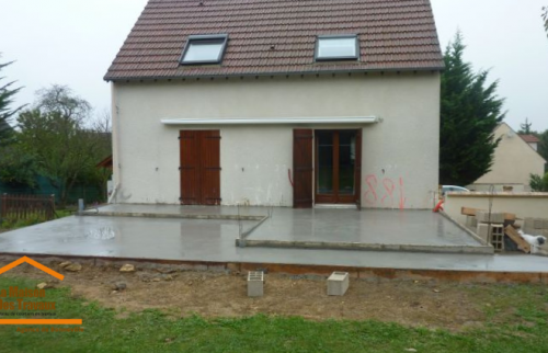 Extension maison avant travaux