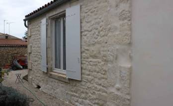 façade à la chaux