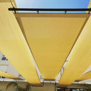 Voile tendue en quinconce - Cedric Balestra - La Maison Des Architectes