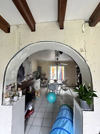 Rénovation autour d'une cheminée