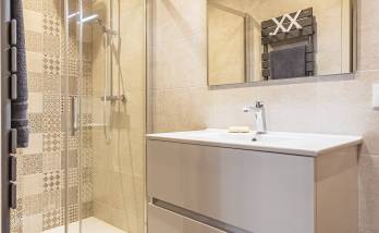 Salle de douche terminée