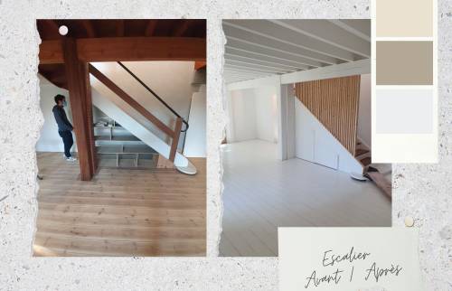 Escalier Avant/Après