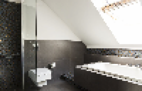 baignoire sous combles