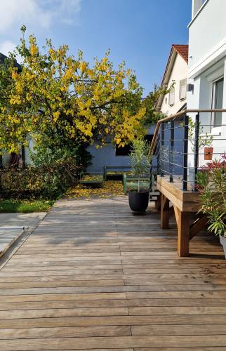 Création d'une terrasse bois sur mesure à Saint Louis