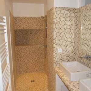 Aménagement intérieur d'un studio étudiant - Salle de bains