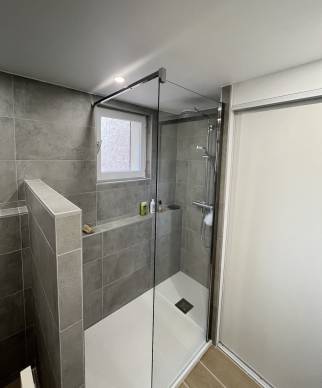 Focus sur la nouvelle douche