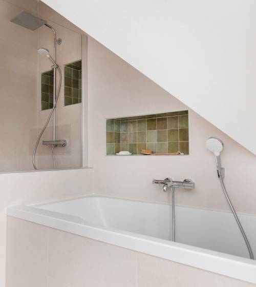 Salle de bain aménagée dans les combles – Aménagement terminé à Vern-sur-Seiche