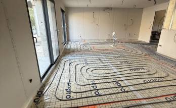  Installation de chauffage avec pose d'un plancher chauffant hydraulique - Alixan 26300