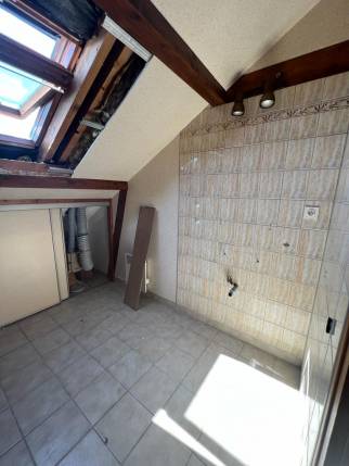 réno salle de bain sous combles morlaix - avant