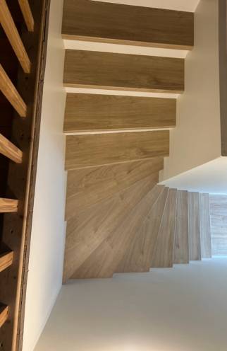 Rénovation d'escalier intérieur en bois - Lagnieu 01150