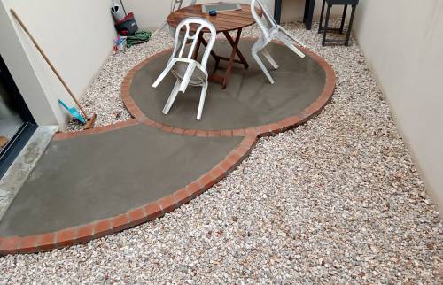 travaux terrasse à Corbères