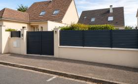 ST CHERON 91  pose de clôture et de portail pour une maison