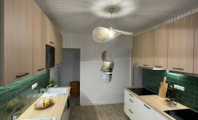 Aménagement de cuisine dans un espace de coliving - Montauban 82000