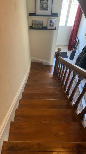 Rénovation escalier maison de ville à Vichy