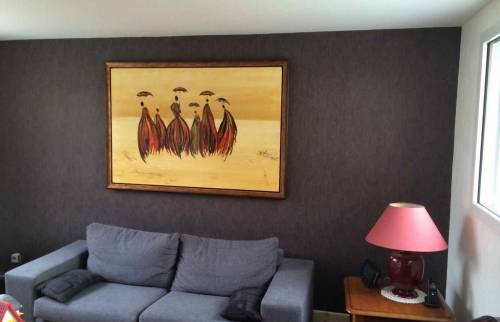 Décoration intérieure du salon (Blainville-sur-Orne 14550)