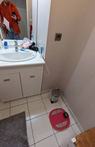 Avant et après travaux salle de bain Olivet