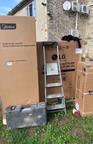 Tout le matériel nécessaire de la PAC